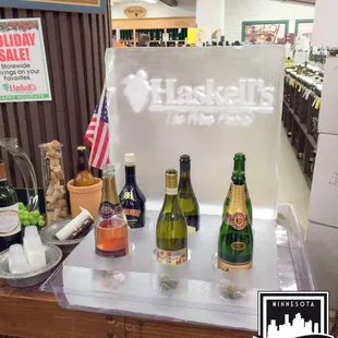 bottles of beer on a table