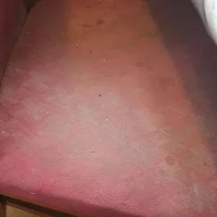 Place is really dirty spider webs every where unbelievable