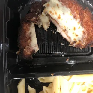 Over cooked chicken parm