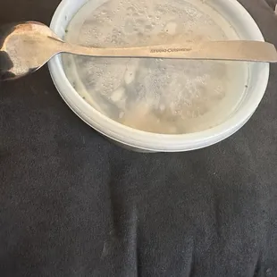 a spoon and a bowl of soup