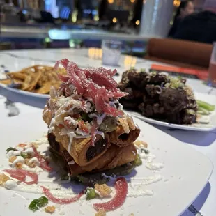 Flautas, mole wings, skillet elite