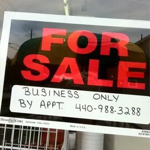  for sale sign