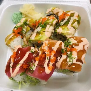 food, sushi and sashimi