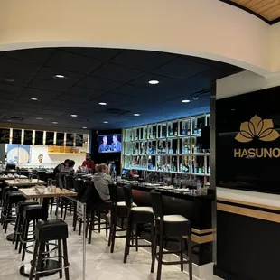 Sushi bar and Full bar