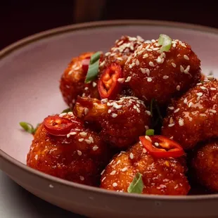 General Tso Cauliflower Bites