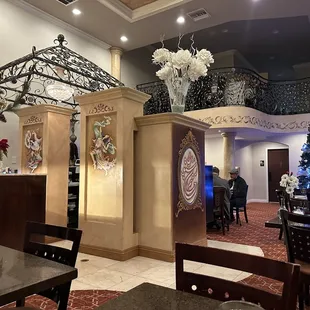 Entrance and part of the dining hall