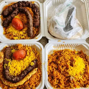 Lubio Polo, Chicken &amp; Beef and Beef combos. ~$56. 2 days worth of food!