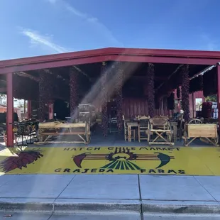 The front of the store