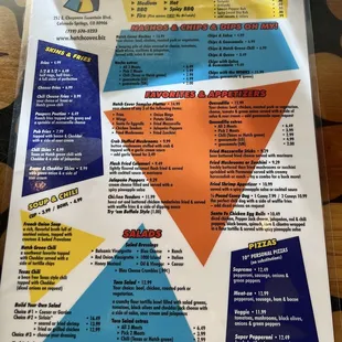 Front menu