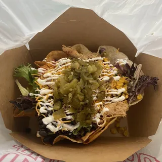 Green Chile Beef Taco Salad