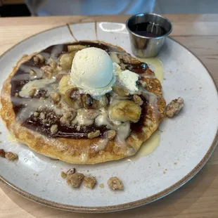 Specialty pancake banana
