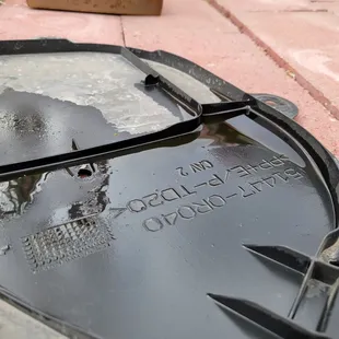 Oil filled the access panel in the splash gard after 1st oil change on RAV4 at Hatch Toyota Stateline