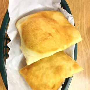 Sopapillas to drip honey on and eat as dessert