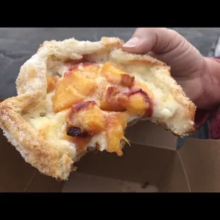 Peach galette