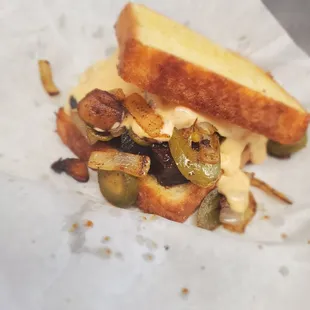 a grilled cheese sandwich