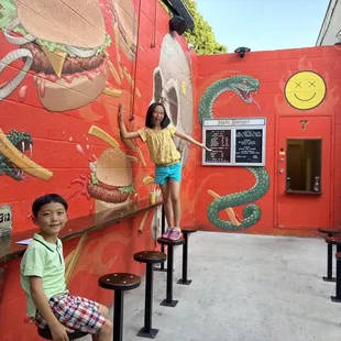 Skull, snakes and smash burgers