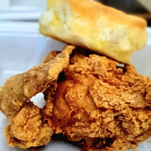 Chicken and biscuit