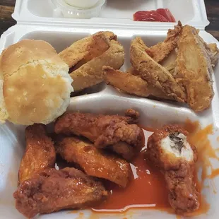 And don't forget how tasty the hot wings are!