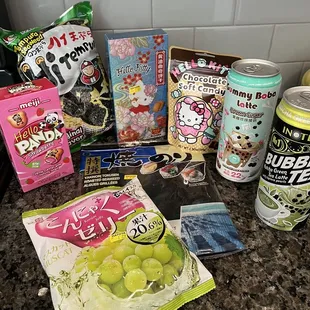 Some snacks I got at the market!