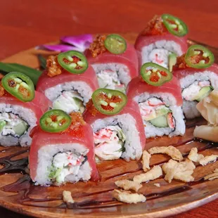 Garlic Ahi Roll