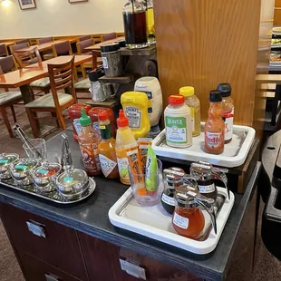 7/2024 Japanese breakfast buffet condiments