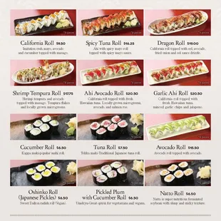 Menu (2 of 11) as of 2/8/2024