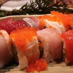 This is an example of the REALLY good sushi.