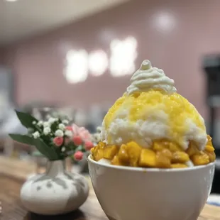 Mango Kakigori (Japanese Shaved ice)