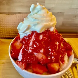 Strawberry Kakigori