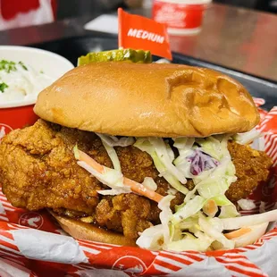 Hot Chicken Sandwich