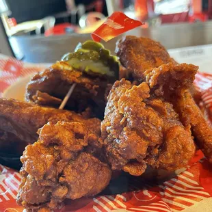 Mmmm.  Fried Chicken Wings. Yummers