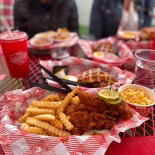 Hot chicken strips