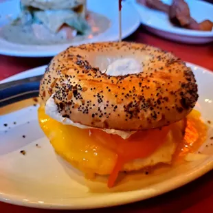 Max Bagel Sandwich (no bacon)