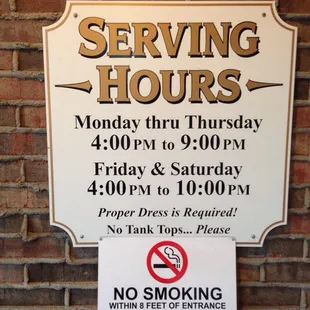 The food makes it worth following the rules.
