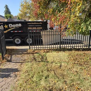 Bathroom debris gone.