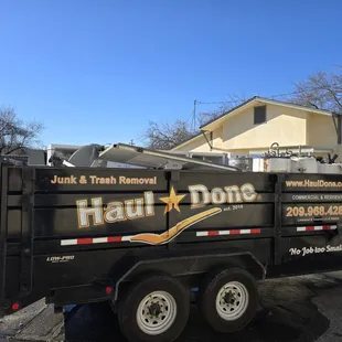 Haul Done Junk Removal Trailer