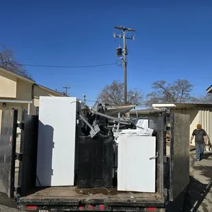 Appliances in our trailer