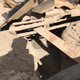 Homeless Building Underground Housing on Your Property. Yup, seen it . We do That !