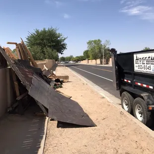 Whirlwind blow your shed over the wall, and into the street ? Yup, we do that. Call Us !