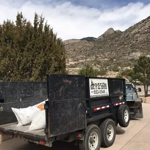 Heavy bags of Construction Debris and Broken Tile. No Problem !
