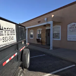Commercial site, Office Furniture pick up.