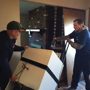 Carefully taking care of your prized possessions.