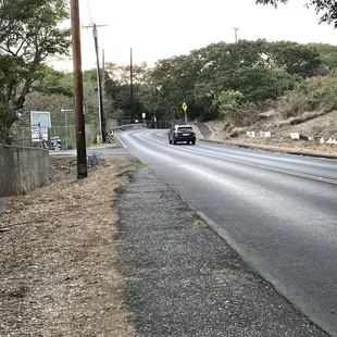It's hard to cross this busy street- Police came out later to help with traffic