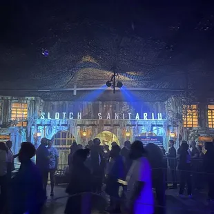 Entrance to the Sanitarium, the launch point for 3 of the 4 haunts.