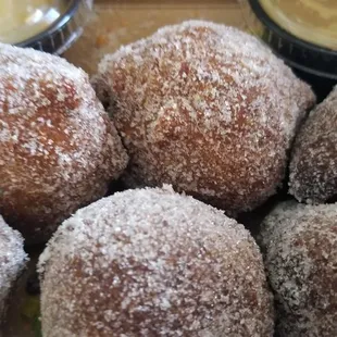 Original and Fruity Pebbles with Chantily Cream.