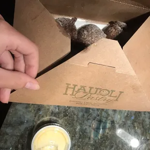 Mochisada and chantilly dipping sauce