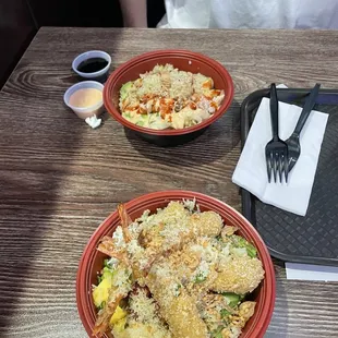 Build your own poke bowl