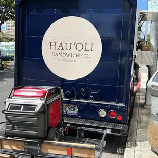 Back of the food truck