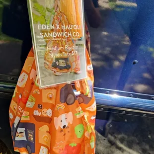Cute tote bag collaboration with Eden In Love