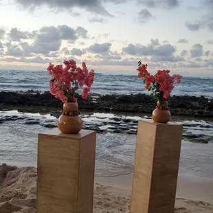Elegant Pedestals |W Events ELOPEMENT PACKAGES 808-341-2557